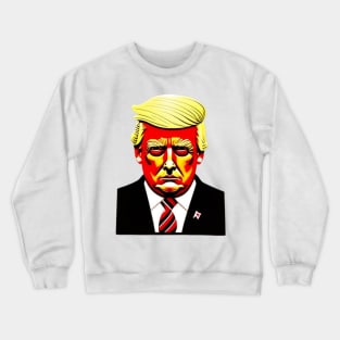 trump mugshot Crewneck Sweatshirt